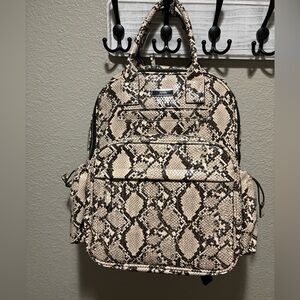NWOT JuJuBe Million Pockets Deluxe Snake-print DisperBag Backpack